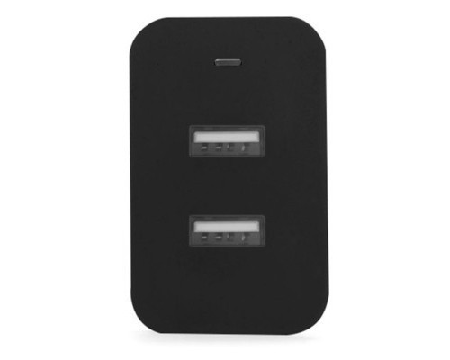 Зарядний пристрій ColorWay 2USB AUTO_ID 4.8A (24W) black (CW-CHS016-BK)