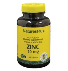 Мінерали Natures Plus Цинк 50мг, 90 таблеток (NAP-03645)
