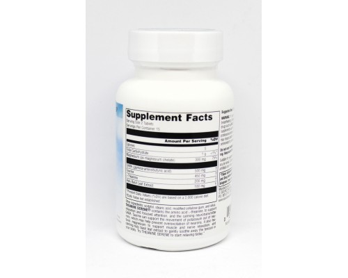 Амінокислота Source Naturals Теанін Серен, Serene Science, 30 таблеток (SN1774)