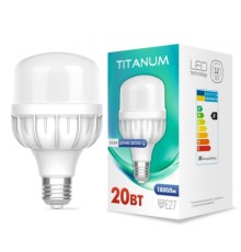 Лампочка TITANUM A80 20W E27 6500К (TL-HA80-20276)