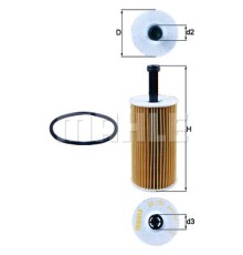 Фільтр масляний Mahle OX193DECO