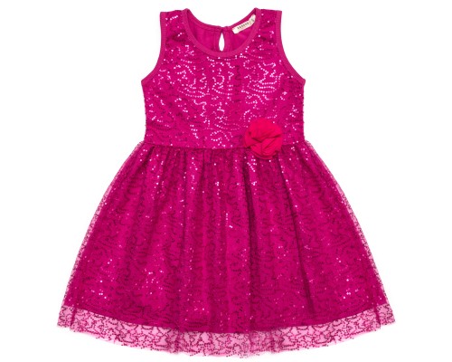 Плаття дитяче Breeze святкове з паєтками (12740-134G-fuchsiа)