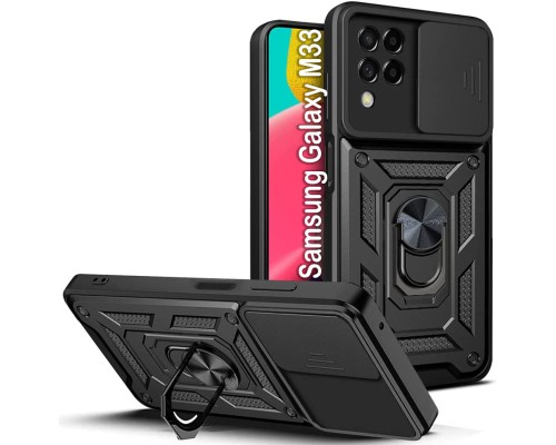 Чохол до мобільного телефона BeCover Military Samsung Galaxy M33 SM-M336 Black (707387)