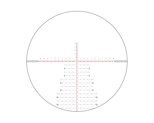 Оптичний приціл Nightforce NX8 4-32x50 F1 ZeroS. Сітка Mil-XT з підсвічуванням (C634)