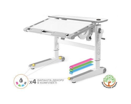 Парта Mealux Ergowood L Multicolor W Energy (BD-810 W/MC Energy)