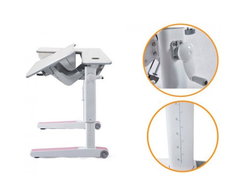 Парта Mealux Ergowood L Multicolor W Energy (BD-810 W/MC Energy)