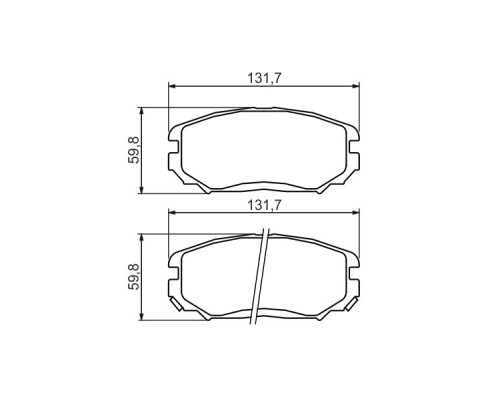 Гальмівні колодки Bosch 0 986 494 374
