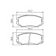 Гальмівні колодки Bosch 0 986 494 374