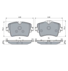 Гальмівні колодки Bosch 0 986 494 940