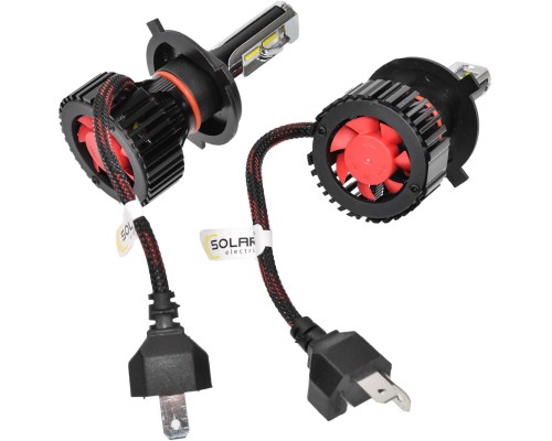 Автолампа SOLAR H4 12/24V 6500K 8000Lm 60W ZES Chip (8304)