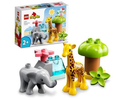 Конструктор LEGO DUPLO Town Дикі тварини Африки 10 деталей (10971)