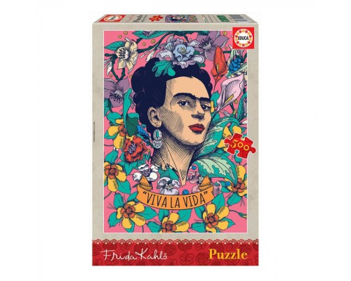 Пазл Educa Viva la Vida Фріда Кало 500 елементів (6337248)