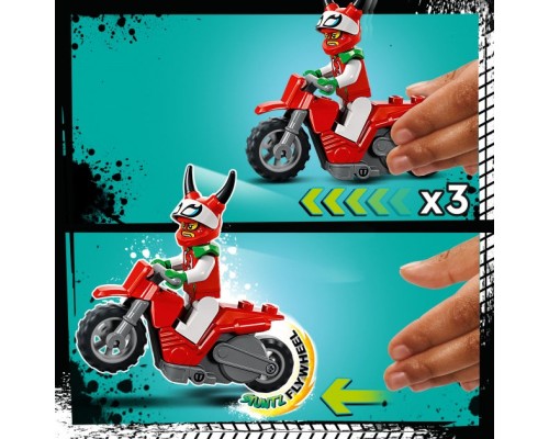Конструктор LEGO City Stuntz Каскадерський мотоцикл Авантюрного скорпіона 15 деталей (60332)