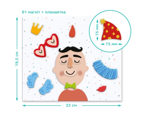 Настільна гра DoDo Магнітна Обличчя (200208)