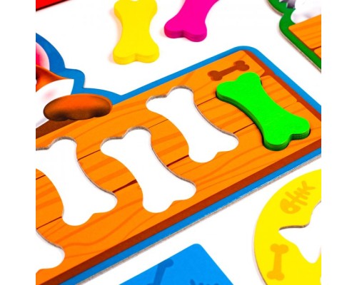 Розвиваюча іграшка Vladi Toys Гра-сортер Нагодуй пухнастиків (укр) (ZB2002-07)