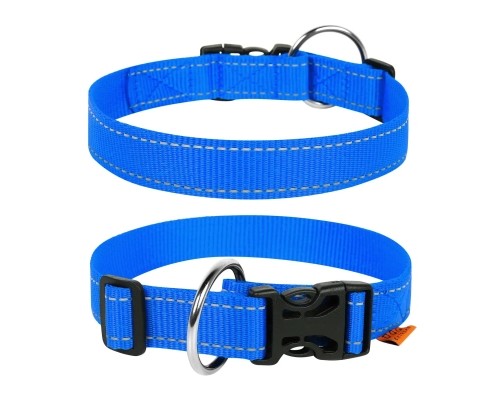 Нашийник для тварин Collar Dog Extremе 25 мм 31-49 см (блакитний) (02522)