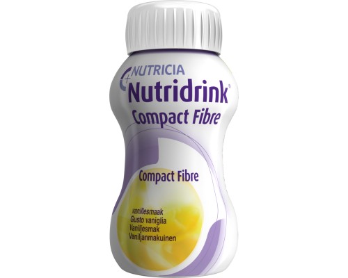 Дитяча суміш Nutricia Nutridrink Compact Fibre Vanilla 4 шт х 125 мл (8716900551680)