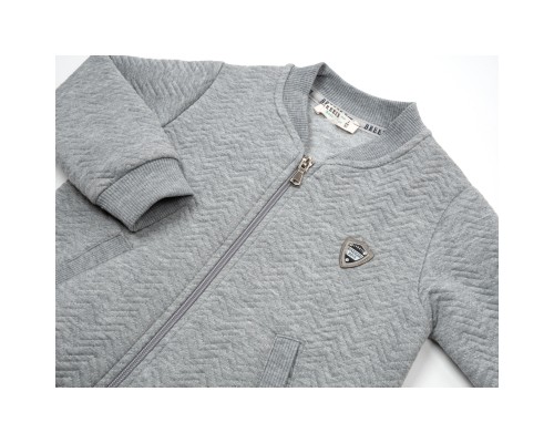 Кофта дитяча Breeze на блискавці (18292-116B-gray)