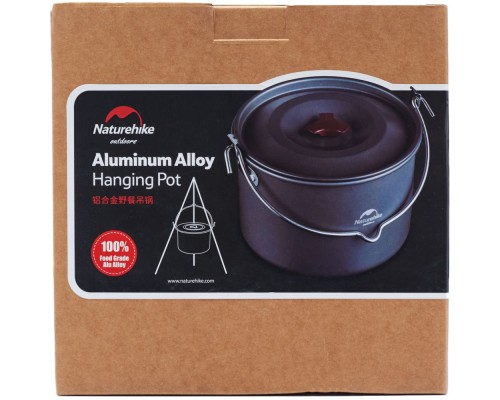 Котел туристичний Naturehike Camping NH17D021-G 4л Aluminium (6927595723173) Котел туристичний Naturehike Camping NH17D021-G 4л Aluminium (6927595723173)