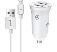 Зарядний пристрій Piko CC-312 (2USB3,1A) + Lightning cable (1283126538810)