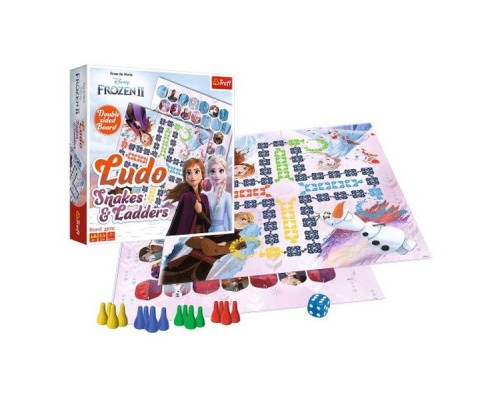 Настільна гра Trefl Лудо 2 в 1. Холодне серце 2 (Ludo 2 in 1: Frozen 2) (02068)