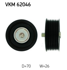 Ролик натягувача ременя SKF VKM 62046