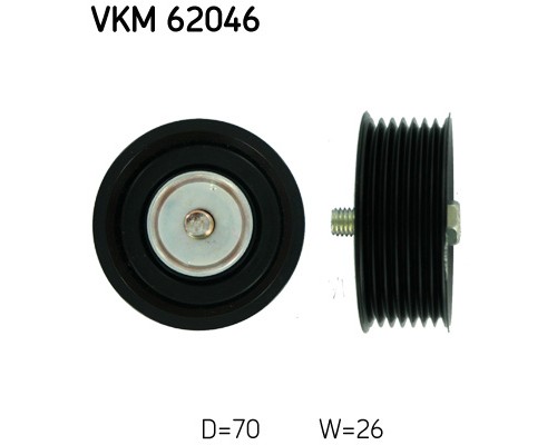 Ролик натягувача ременя SKF VKM 62046