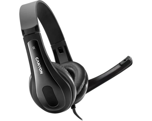 Навушники Canyon CHSU-1 USB Black (CNS-CHSU1B)