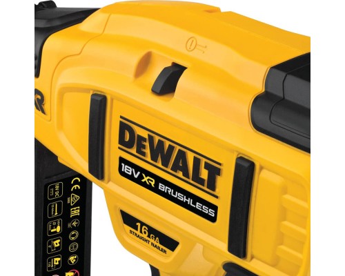 Цвяхозабивач DeWALT 18В, діаметр/довжина цвяха 1.6/63 мм, (без АКБ та ЗП) (DCN662N)