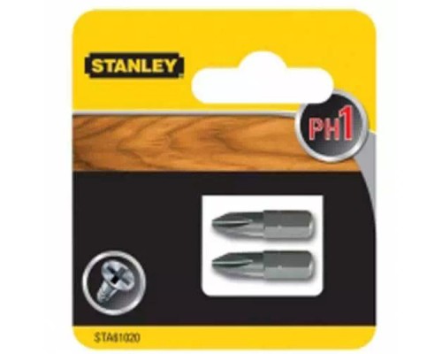 Набір біт Stanley Philips, Ph1, L=25 мм, 2 шт, блістер (STA61020)