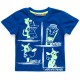 Футболка дитяча First kids з коміксами (2028-98B-blue)