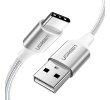 Дата кабель USB 2.0 AM to Type-C 3.0m 3.0A 18W US288 White Ugreen (60409)