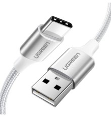 Дата кабель USB 2.0 AM to Type-C 3.0m 3.0A 18W US288 White Ugreen (60409)