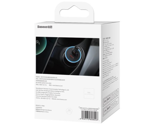 Зарядний пристрій Baseus Golden Contactor Pro Type-С/Type-C Dark Grey (CGJP000013)
