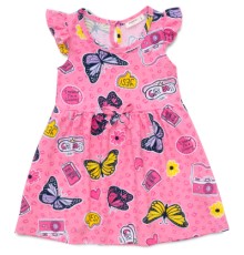 Плаття дитяче Breeze з метеликами (18692-128G-pink)
