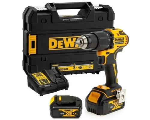 Шуруповерт DeWALT 18В XR Li-Ion, 4Ah, 65 Нм, 450-1650 об/мин, вес 1.2 кг, TSTAK (DCD709M2T)