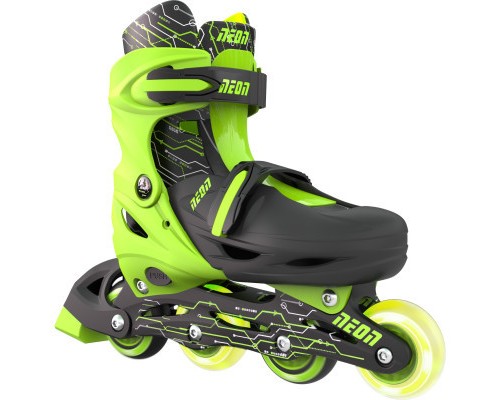 Роликові ковзани Neon Сombo Green розмір 34-37 (NT10G4)