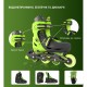 Роликові ковзани Neon Сombo Green розмір 34-37 (NT10G4)