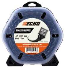 Жилка косильна ECHO d-2,41мм 41м Black Diamond (340095070)