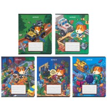 Зошит Kite Пес герой 18 аркушів, клітинка (K23-236-3)