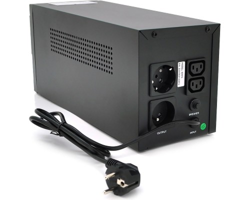 Пристрій безперебійного живлення Qoltec Qoltec QLT1500 (900W) (QLT1500L-53974)