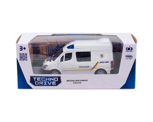 Машина TechnoDrive Mercedes-Benz Sprinter Поліція (250294)