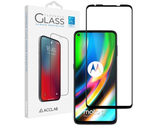 Скло захисне ACCLAB Full Glue MOTO G9 Plus (1283126509049)
