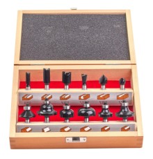 Набір фрез Milwaukee 12шт хвостовик 8мм (4932451668)