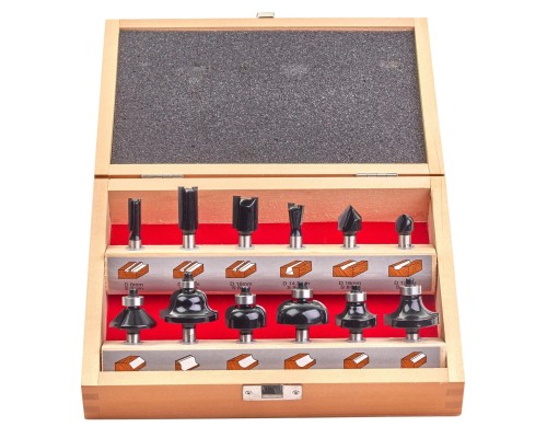 Набір фрез Milwaukee 12шт хвостовик 8мм (4932451668)