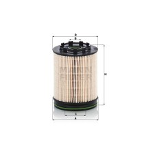 Фільтр паливний Mann PU10023/1ZKIT