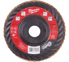 Круг зачистний Milwaukee пелюстковий CERA TURBO SLC50/125, зерно 60, 125 мм (4932472232)