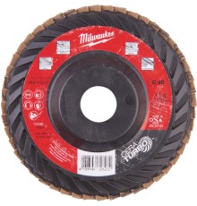 Круг зачистний Milwaukee пелюстковий CERA TURBO SLC50/125, зерно 60, 125 мм (4932472232)