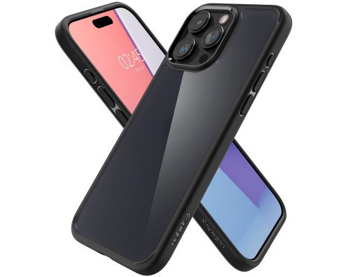 Чохол до мобільного телефона Spigen Apple iPhone 15 Pro Ultra Hybrid Frost Black (ACS06709)