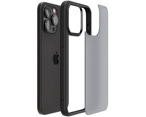 Чохол до мобільного телефона Spigen Apple iPhone 15 Pro Ultra Hybrid Frost Black (ACS06709)